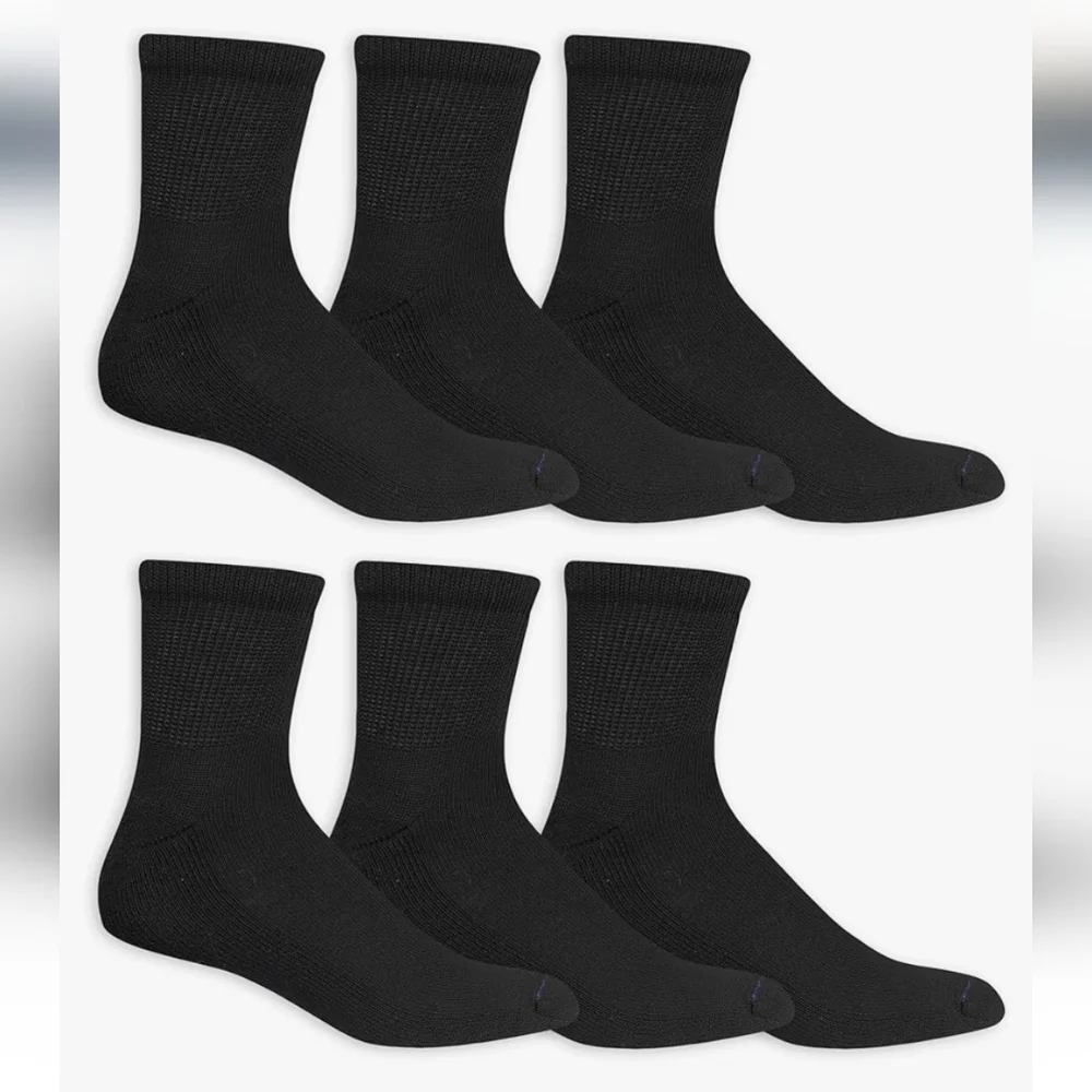 New 6 pair Dr. Scholl's Cotton Diabetes & Circulator Socks